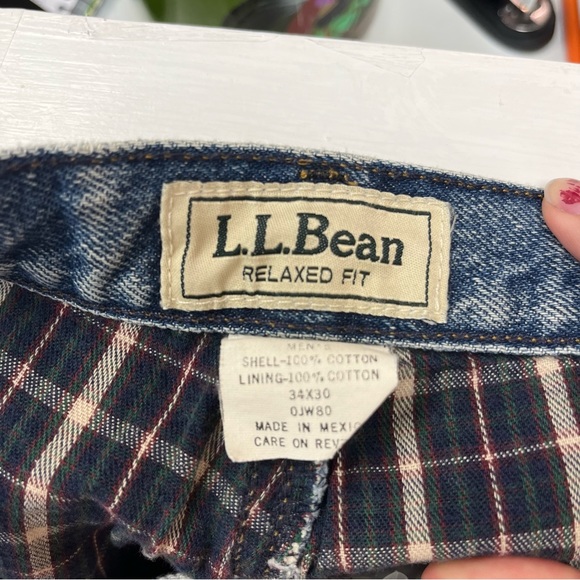 VINTAGE L.L BEAN MENS RELAXED FIT JEANS - Picture 6 of 6